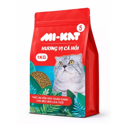  Mikat 5 - Phủ bột cá hồi và Thịt gà.
